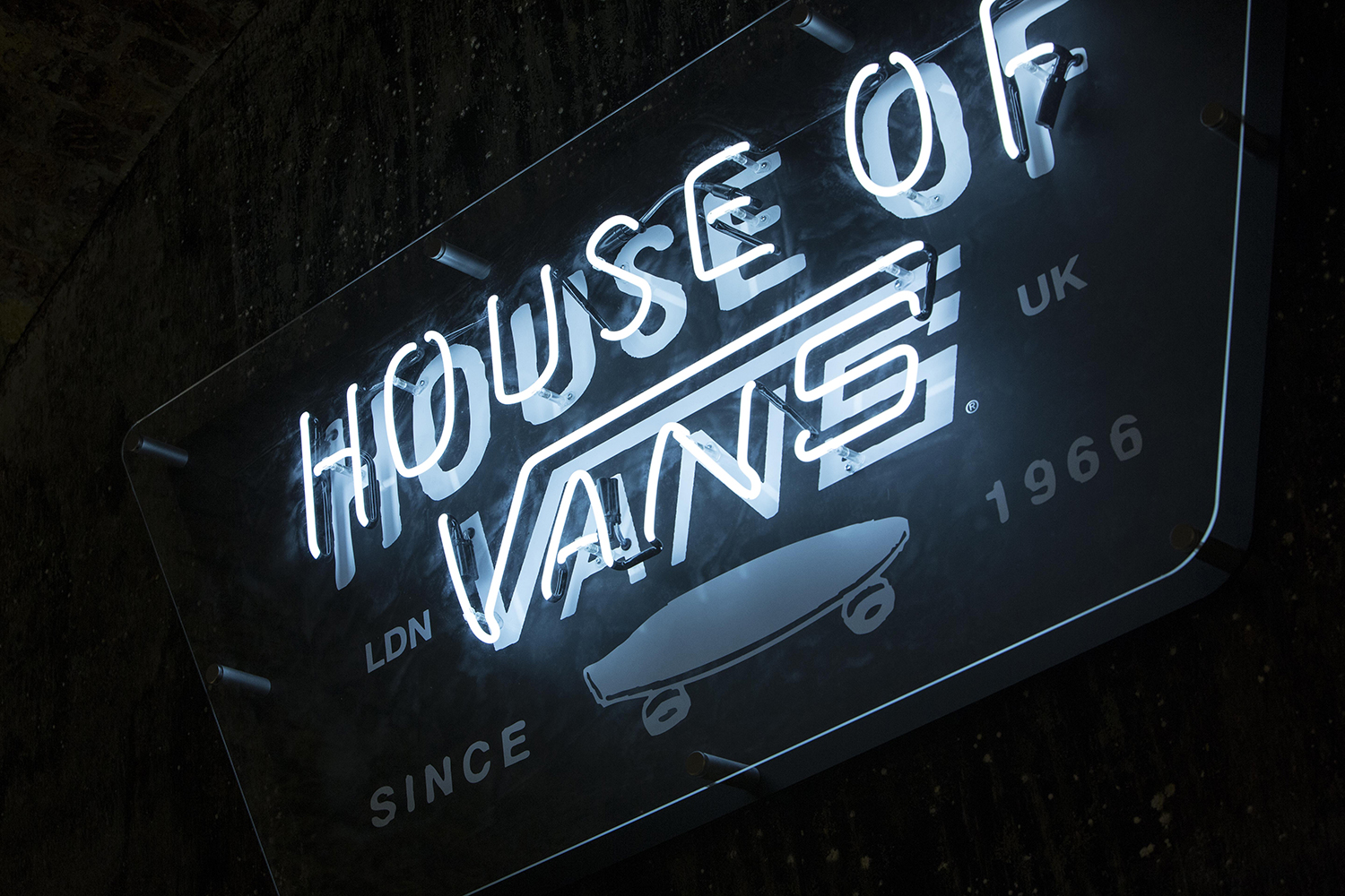 House of Vans neon lighting